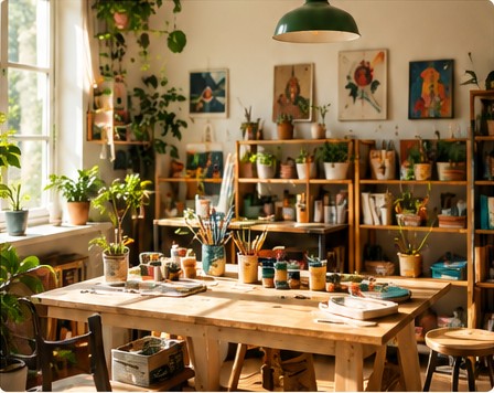 Mesa de trabajo de Casa Cubo